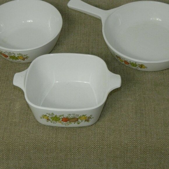 Corning Ware Spice Of Life "L'Echalote" Vintage Se‎ - Picture 4 of 10